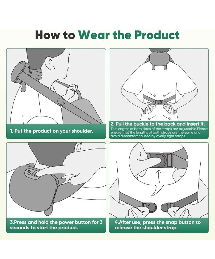 Shopcery multi wireless portable neck and shoulder massager