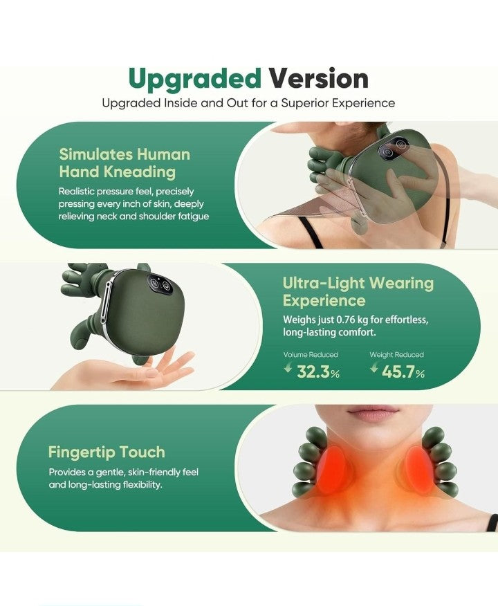 Shopcery multi wireless portable neck and shoulder massager